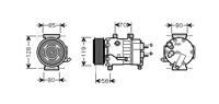 COMPRESSOR C4/P308SW 20HDi 03- 0900K256 - thumbnail