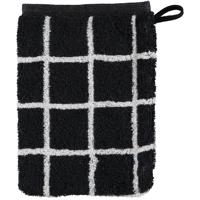Cawö Cawö Zoom Karo Washandje schwarz - thumbnail