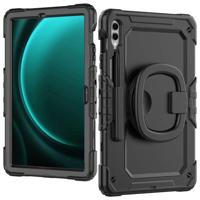 Mobilize Rotating Defender Case Stand Function for Samsung Galaxy Tab S9+/S9 FE+/S10+ 12.4 Black - thumbnail