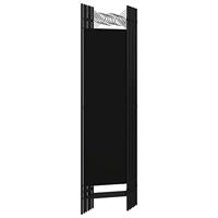 Kamerscherm met 6 panelen 240x180 cm zwart - thumbnail