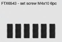 FTX - Droop Set/Grub Screws M4*10 6Pcs (FTX6543)
