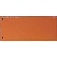 Pergamy verdeelstroken, pak van 100 stuks, oranje - thumbnail