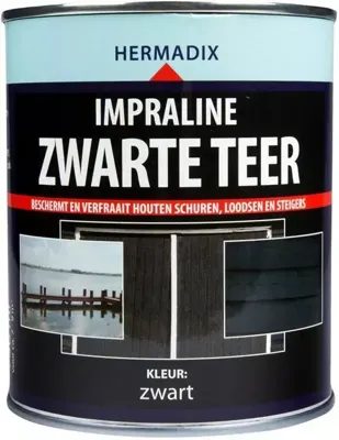 Impraline zwarte teer 750 ml Hermadix - Hermadix