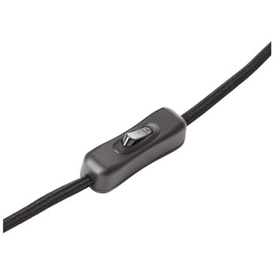 Brilliant WandlampBenny zwart met hout - 99705/76