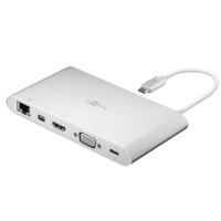 goobay USB-C Aluminium Multiport Adapter kaartlezer - thumbnail
