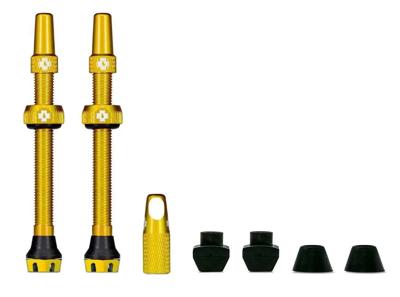 Muc-Off Muc off tubeless valve v2 sv (44mm) colour: gold aluminium