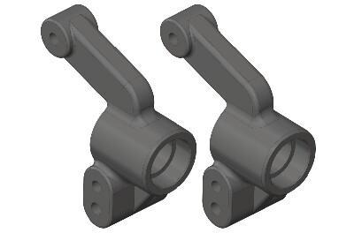 Team Corally Hub - Rear - Composite - 2pcs (C-00250-068)