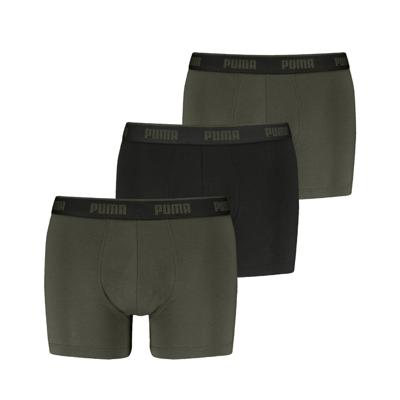 Puma Boxershorts 3-pack Comfort stretch groen