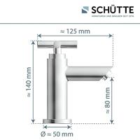 Wastafel Koudwaterkraan Schutte Matao Chroom - thumbnail