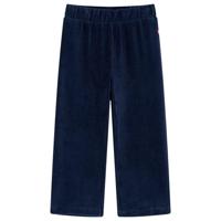VidaXL Kinderbroek 116 ribfluweel marineblauw - thumbnail