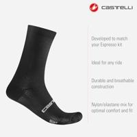 Castelli Espresso 18 sock zwart unisex XXL - thumbnail