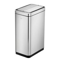 EKO deluxe phantom sensor afvalbak 30l mat rvs - thumbnail