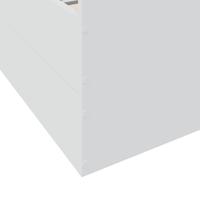 Bedframe met lades bewerkt hout wit 150x200 cm - thumbnail