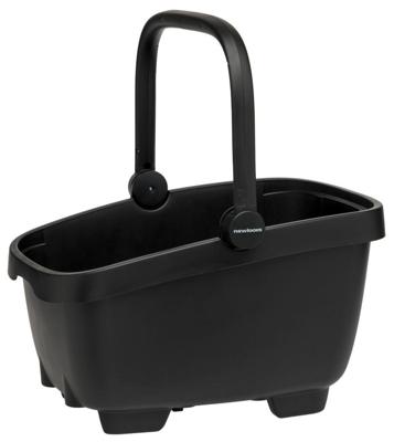 Newlooxs New looxs mand clipper 28l met hengsel zwart Newlooxs New looxs mand clipper 28l met hengsel zwart
