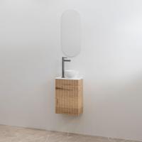 Toiletmeubelset Best-Design Mali Halifax Onderkast + Mat Wit Meubelblad - thumbnail