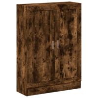 Boekenkast 82,5x30,5x115 cm bewerkt hout gerookt eikenkleurig - thumbnail