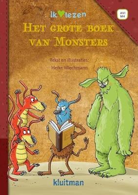 Kluitman Ik hartje lezen. het grote boek van monsters Kluitman Ik hartje lezen. het grote boek van monsters