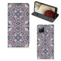 Samsung Galaxy A12 Standcase Flower Tiles - thumbnail