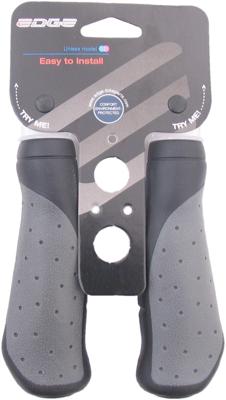 Handvatset Edge ErgoCity - 135mm - zwart/grijs