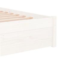 Bedframe massief hout wit 75x190 cm 2FT6 Small Single - thumbnail
