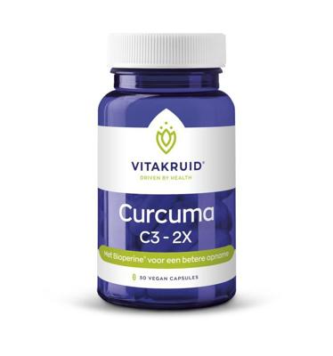 Vitakruid Curcuma C3-2X (95% curcuminoïden) met Bioperine® 30