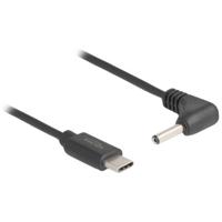 Delock 85393 USB-laadkabel USB-C stekker, DC-stekker 3,5 mm 1.50 m Zwart - thumbnail