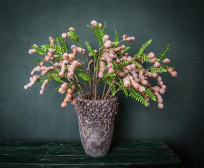 PTMD kunsttak bessentak bruin 65 cm | 8 stuks