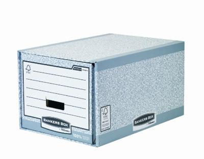 Archieflade bankers box a4 system a4 grijs | 5 stuks Archieflade bankers box a4 system a4 grijs | 5 stuks