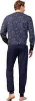 Marine blauwe heren pyjama Hajo - thumbnail