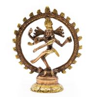 Shiva Nataraj Messing (10 cm) - thumbnail