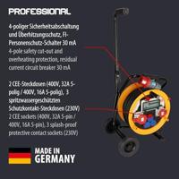 Brennenstuhl 1319200010 Kabelhaspel 30.00 m Zwart CEE-stekker 32 A 5-polig - thumbnail
