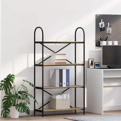 Boekenkast artisanaal eikenkleurig 80 x 30 x 146 cm Boekenkast artisanaal eikenkleurig 80 x 30 x 146 cm