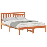 Bedframe Wasbruin 135 x 190 cm Massief grenenhout - thumbnail