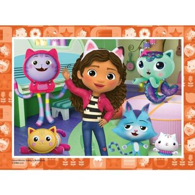 Ravensburger puzzel gabbys dollhouse 12-16-20-24 stukjes Ravensburger puzzel gabbys dollhouse 12-16-20-24 stukjes