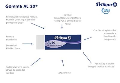 Pelikan gum AL20, wit, doos van 20 stuks