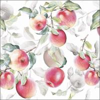 Ambiente servetten 33x33 cm fresh apples green najaar herfst - thumbnail