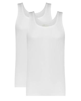 Ten Cate heren hemden organic cotton 2-pack wit