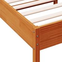 Bedframe massief grenenhout wasbruin 90x200 cm - thumbnail