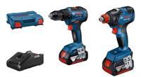 Bosch Professional SR 18V-55 accu schroefboormachine + GDX 18V-200 Accu Slag(moer)schroevendraaier 18V 4.0AH in L-Case - 06019J2207 - thumbnail