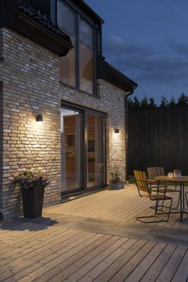 Sassari wandlicht PowerLED antraciet gelakt aluminium 7525-370