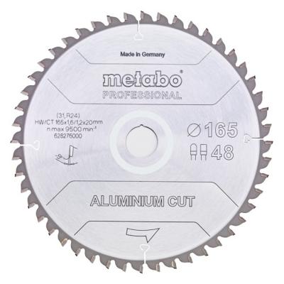 Metabo ALUMINIUM CUT PROFESSIONAL 628288000 Cirkelzaagblad 160 x 20 x 1.2 mm Aantal tanden: 48 1 stuk(s)