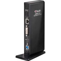 Club 3D USB Gen1 Type A Dual Display Docking Station - thumbnail