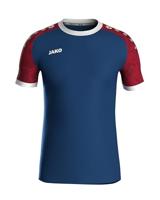 JAKO 4224 Shirt Iconic Km - Navy/Chillrood - S - thumbnail
