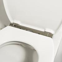 Toiletzitting Tiger Boston Softclose Duroplast RVS Wit - thumbnail