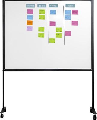 Smit Visual whiteboard, gelakt staal, magnetisch, verrijdbaar, 150 x 120 cm Smit Visual whiteboard, gelakt staal, magnetisch, verrijdbaar, 150 x 120 cm