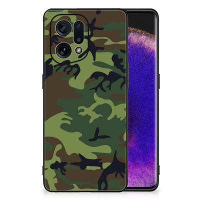 OPPO Find X5 Back Case Army Dark