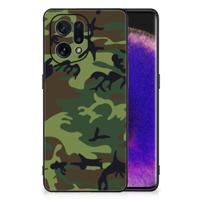 OPPO Find X5 Back Case Army Dark - thumbnail