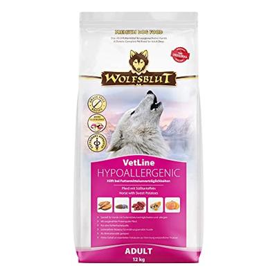 WOLFSBLUT VetLine Hypoallergenic Horse - droog hondenvoer - 12kg