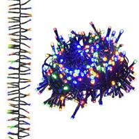 VidaXL Lichtslinger cluster met 1000 led's meerkleurig 11 m pvc - thumbnail