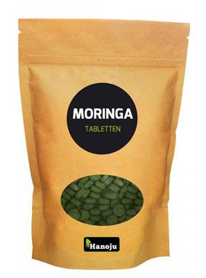 Hanoju Moringa oleifera heelblad 500mg 500 Tabletten Hanoju Moringa oleifera heelblad 500mg 500 Tabletten